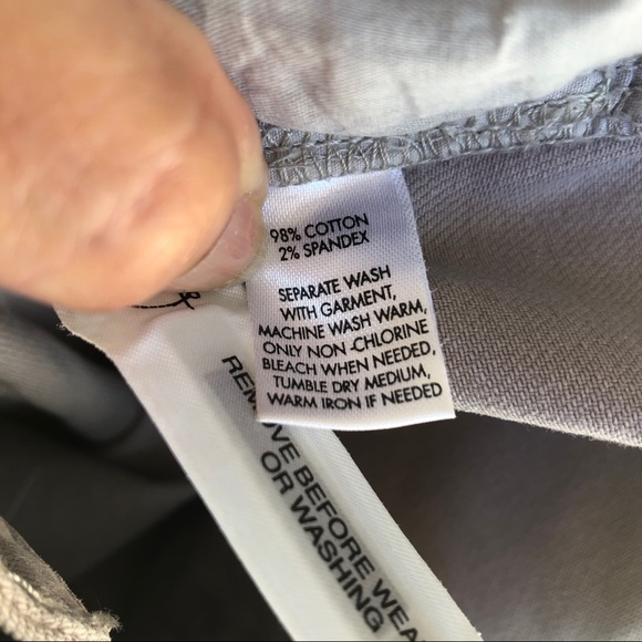 Ann Taylor Loft denim modern tan capri jeans 26/2 - Picture 3 of 6